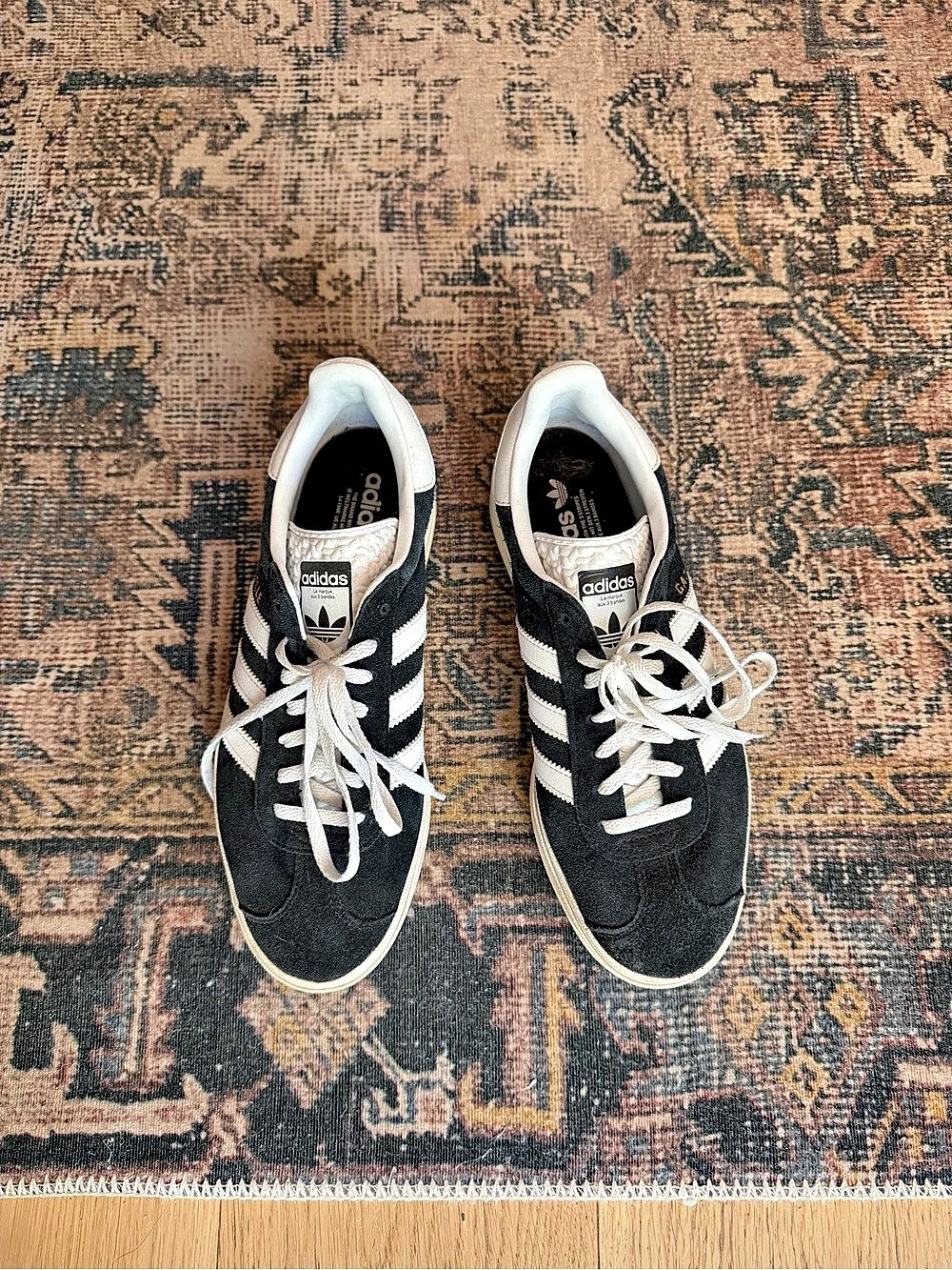 adidas Gazelle Bold Core Black Footwear White Bold Navy & White Sneakers